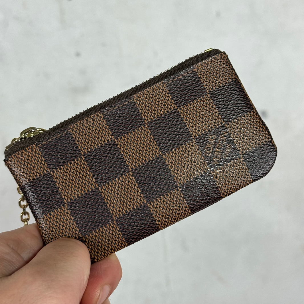 Louis Vuitton Damier Brown Keychain Coin Wallet