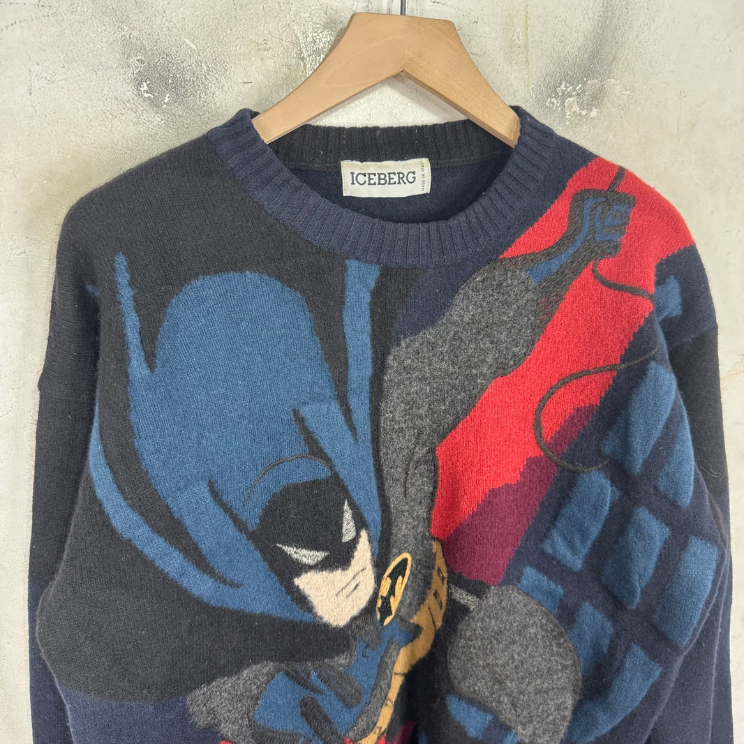 Iceberg Batman Wool Sweater