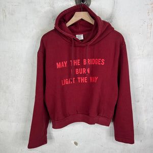 Vetements “May The Bridges I Burn” Femme Hoodie