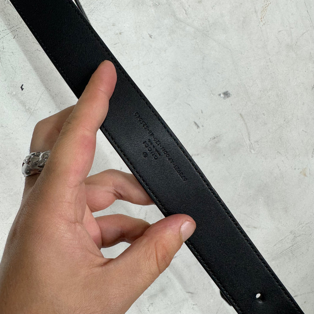Gucci Leather Lil Interlock Belt
