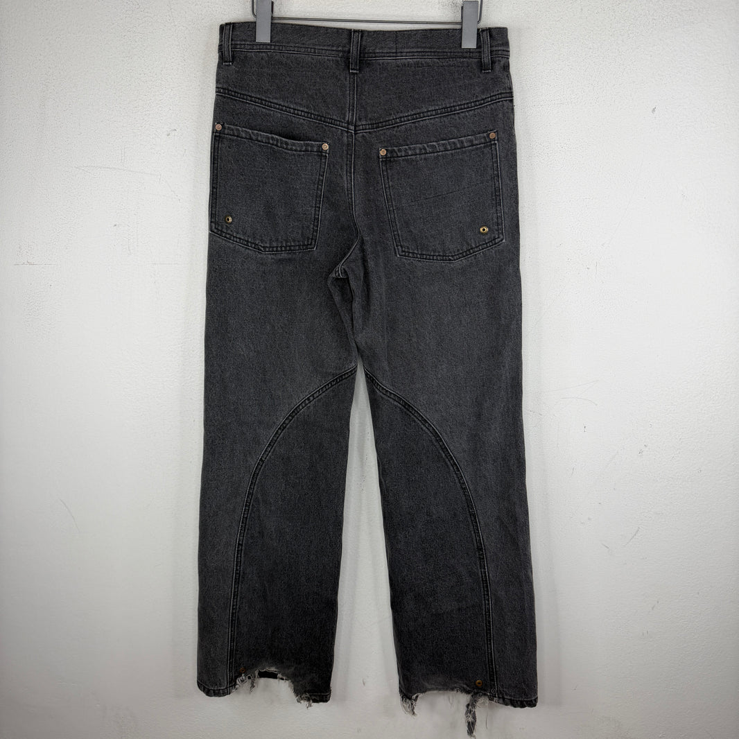 Andersson Bell Gray Lucas Contrast Panel Jeans