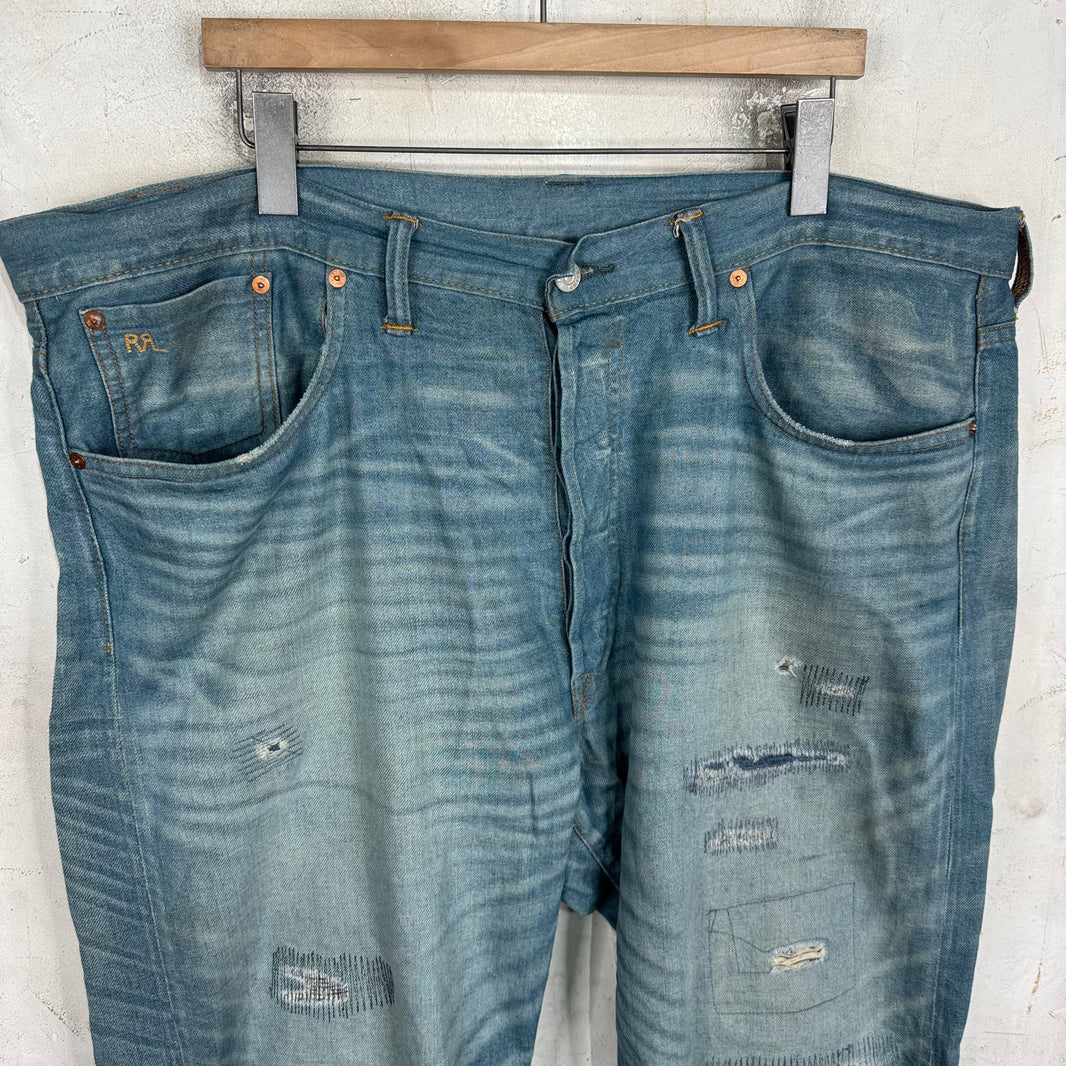 RRL Repaired Lightwash 5 Pocket Jeans