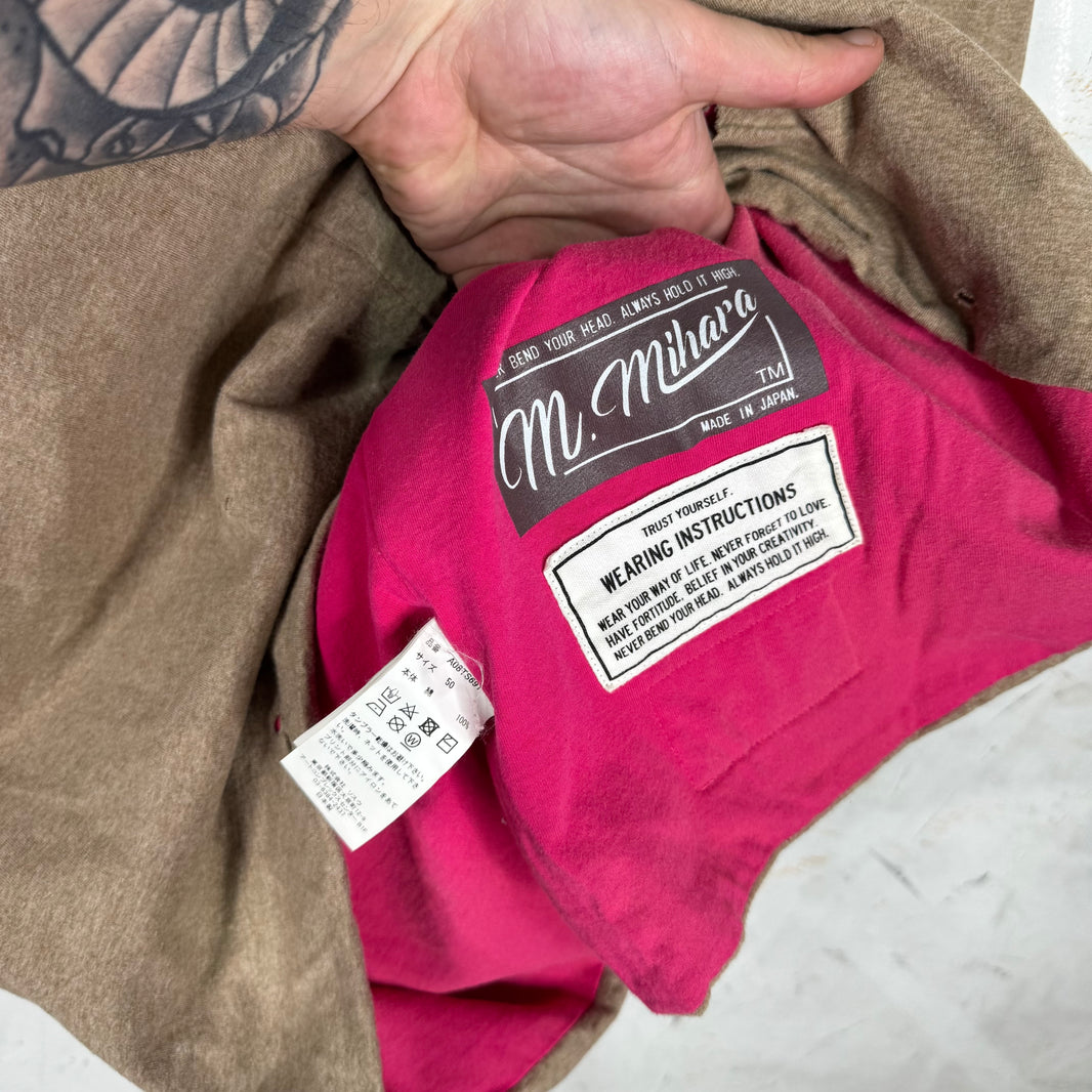 Maison Mihara Yasuhiro Logo Distressed Layered T-Shirt