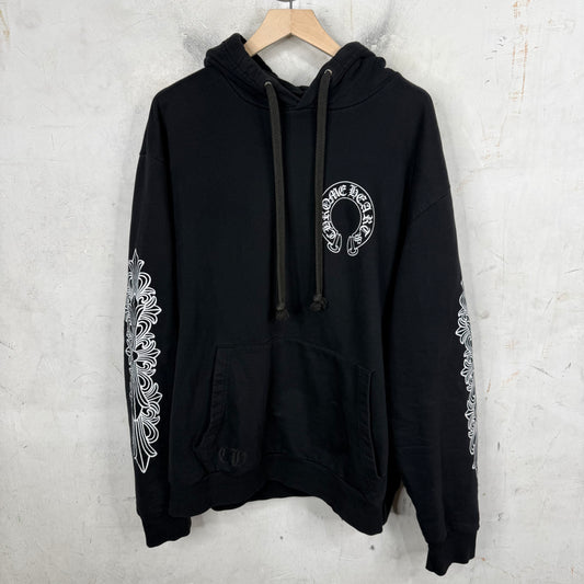 Chrome Hearts Horseshoe Floral Hoodie