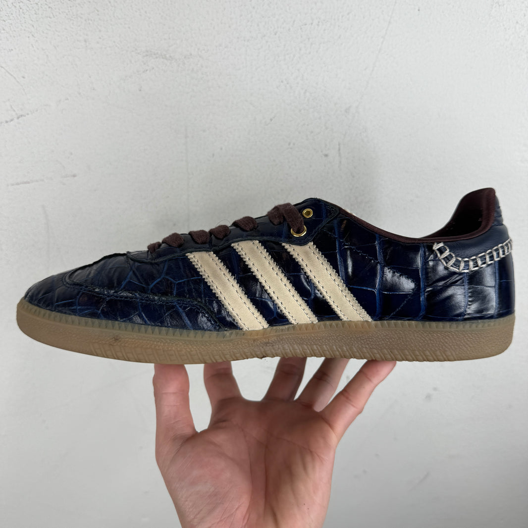 Wales Bonner Adidas Blue Croc Samba