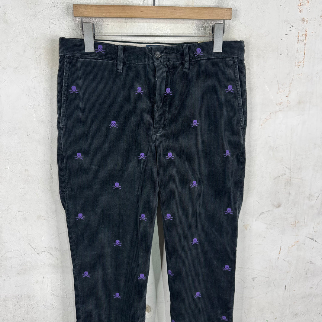 Ralph Lauren Rugby Skull Corduroy Pants