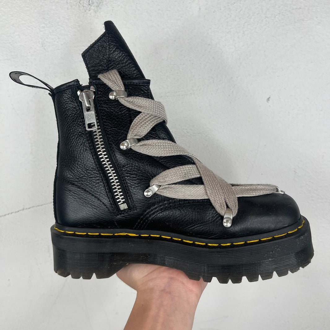 Rick Owens Doc Martens 1460 Megalace Quad Sole Boots