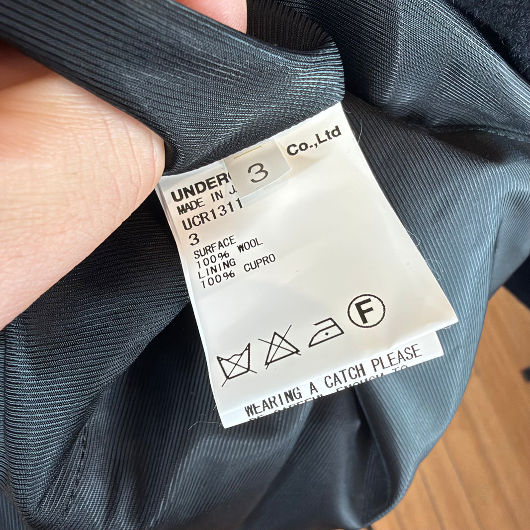 Undercover Chain Detail Double Breasted Coat
