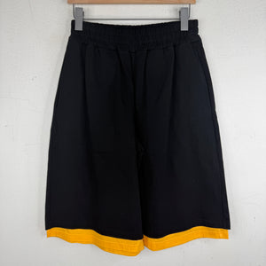 Jil Sander Black/Yellow Trim Shorts