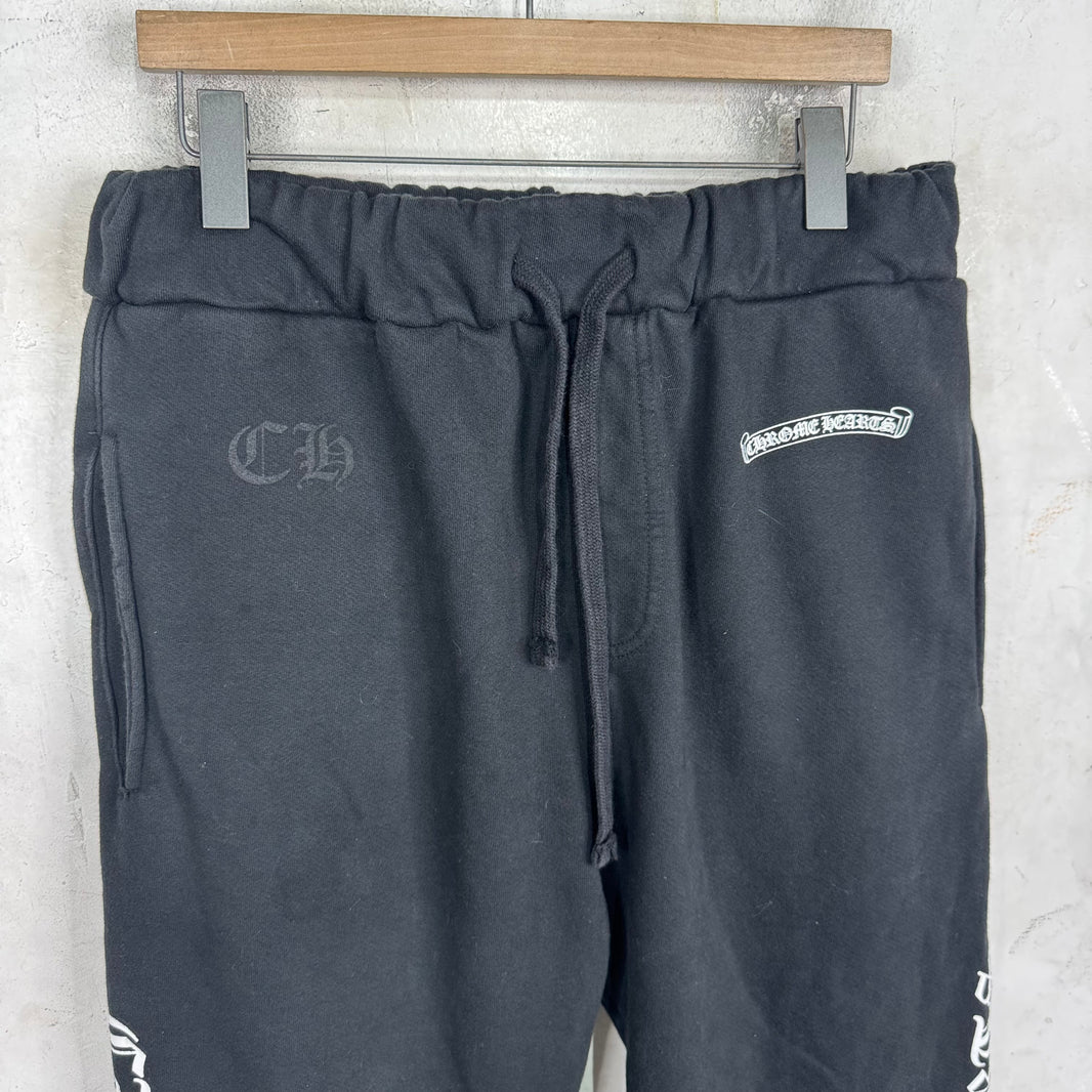 Chrome Hearts Script Heavy Sweatpants
