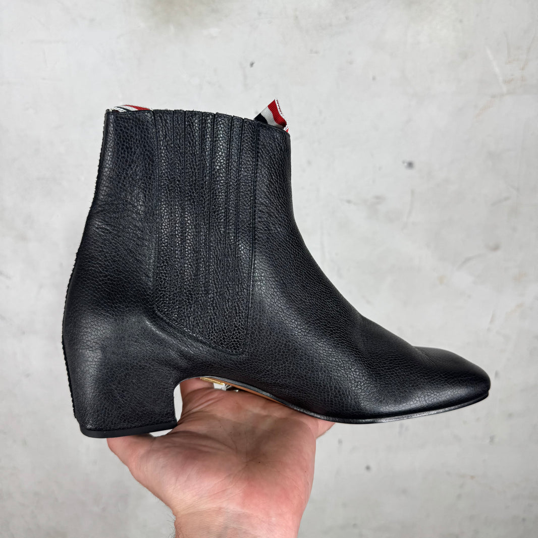 Thom Browne Pebbled Leather Chelsea Boots