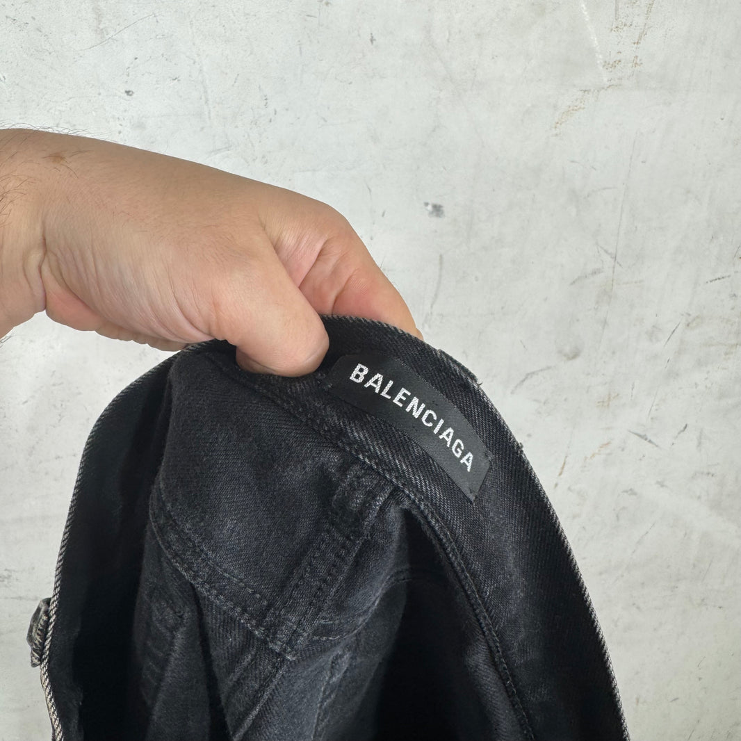 Balenciaga Cutoff Black Jorts