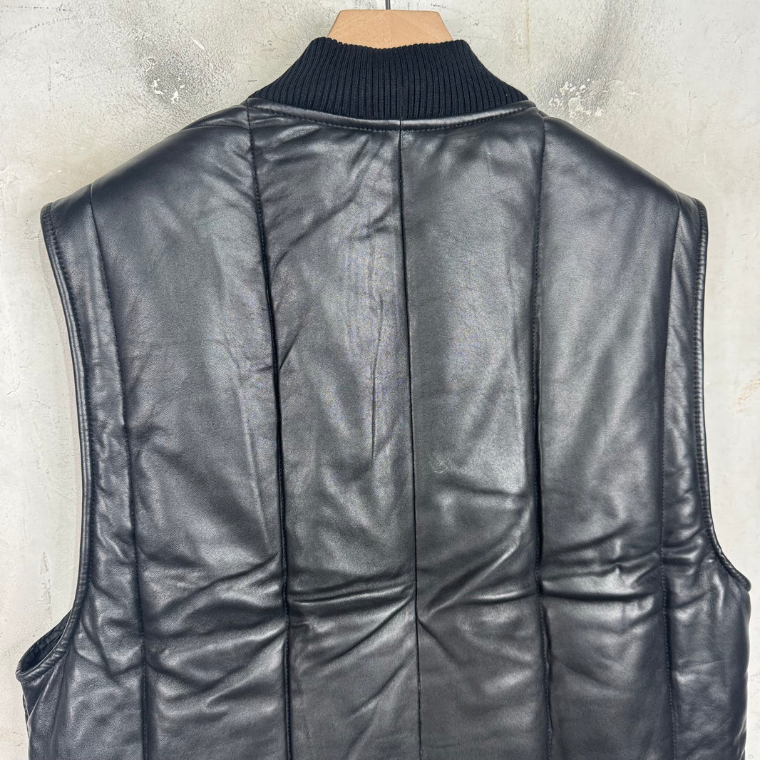 Supreme x Dickies Leather Padded Vest