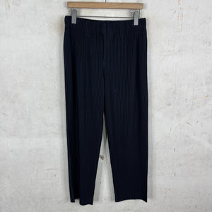 Issey Miyake Dark Navy Pleated Trousers