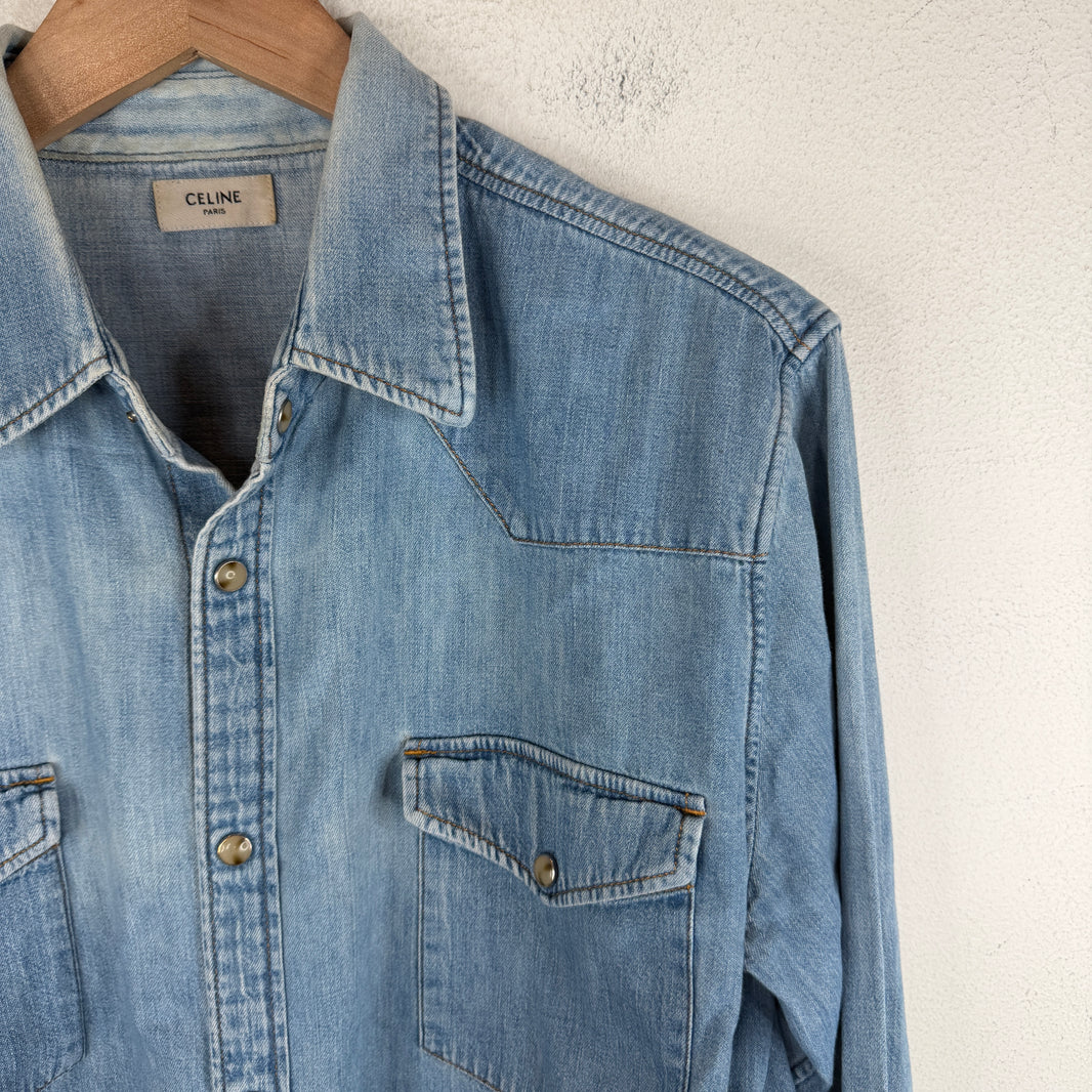 Celine Denim Western Shirt