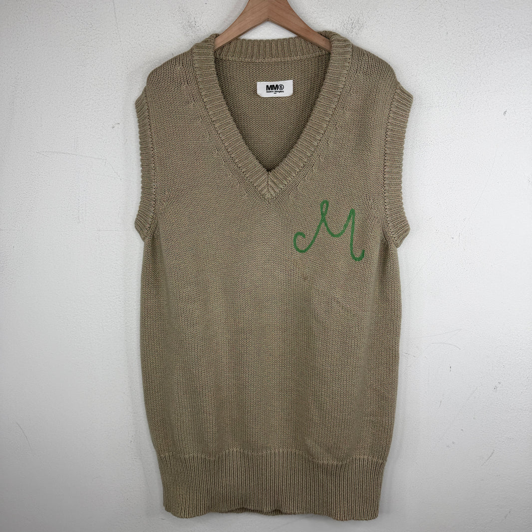Margiela MM6 Green Knitted Oversized Vest