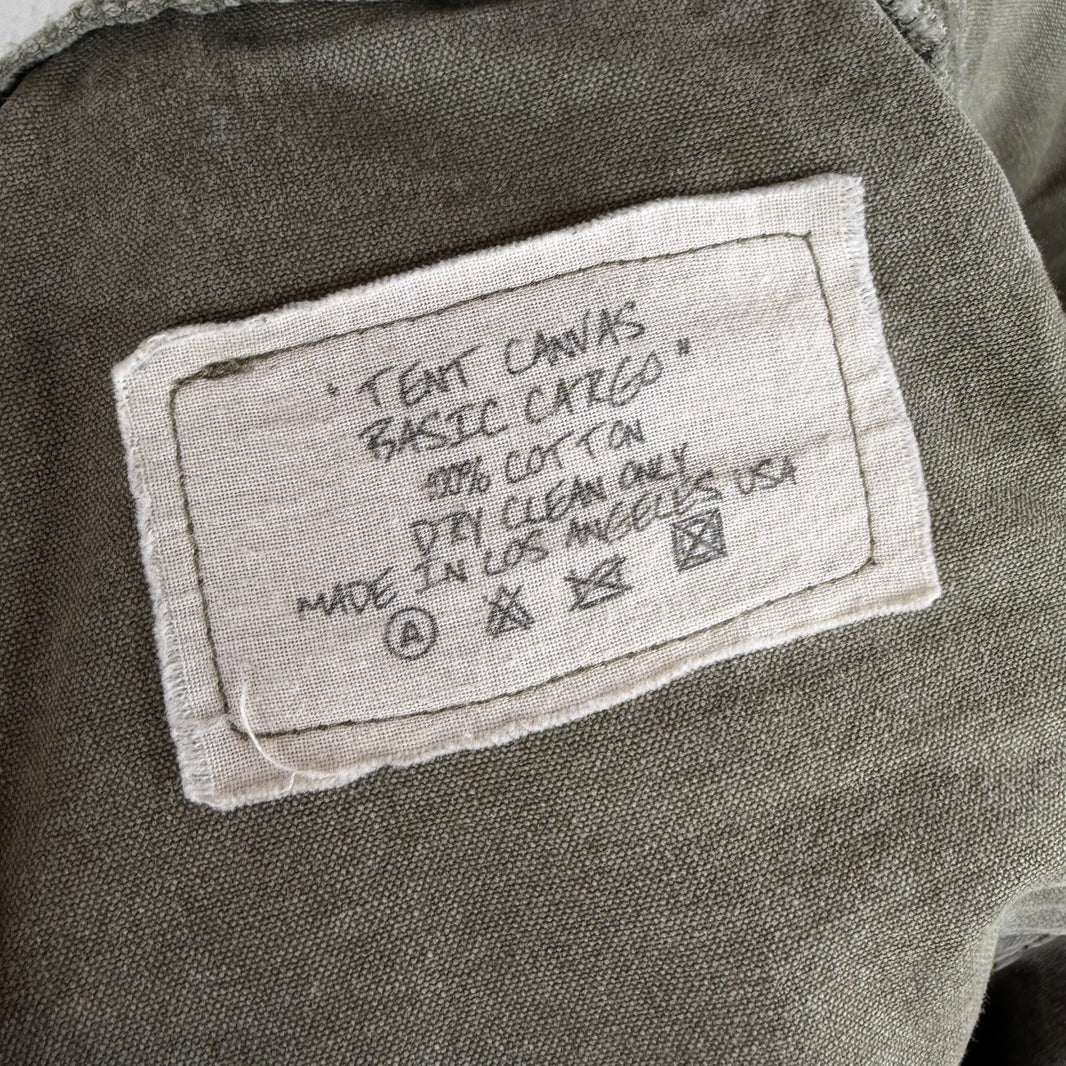 Greg Lauren Tent Canvas Cargo Pants