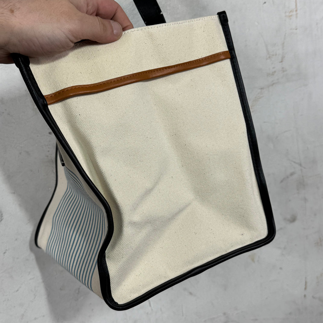 Proenza Striped Tote Bag