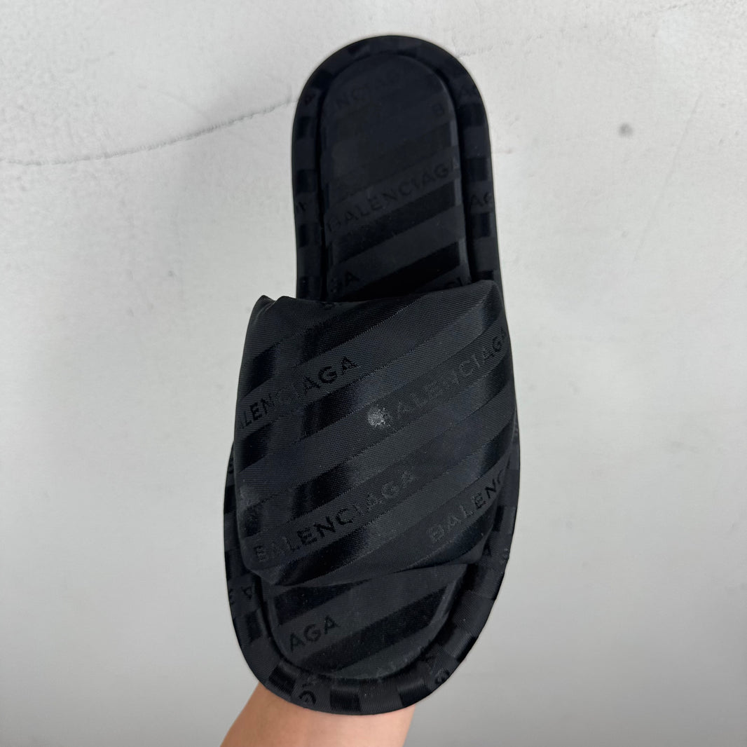 Balenciaga Diagonal Stripe Sandals