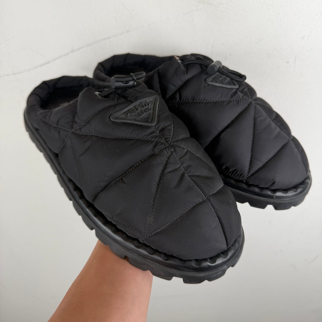 Prada Quilted Sandals
