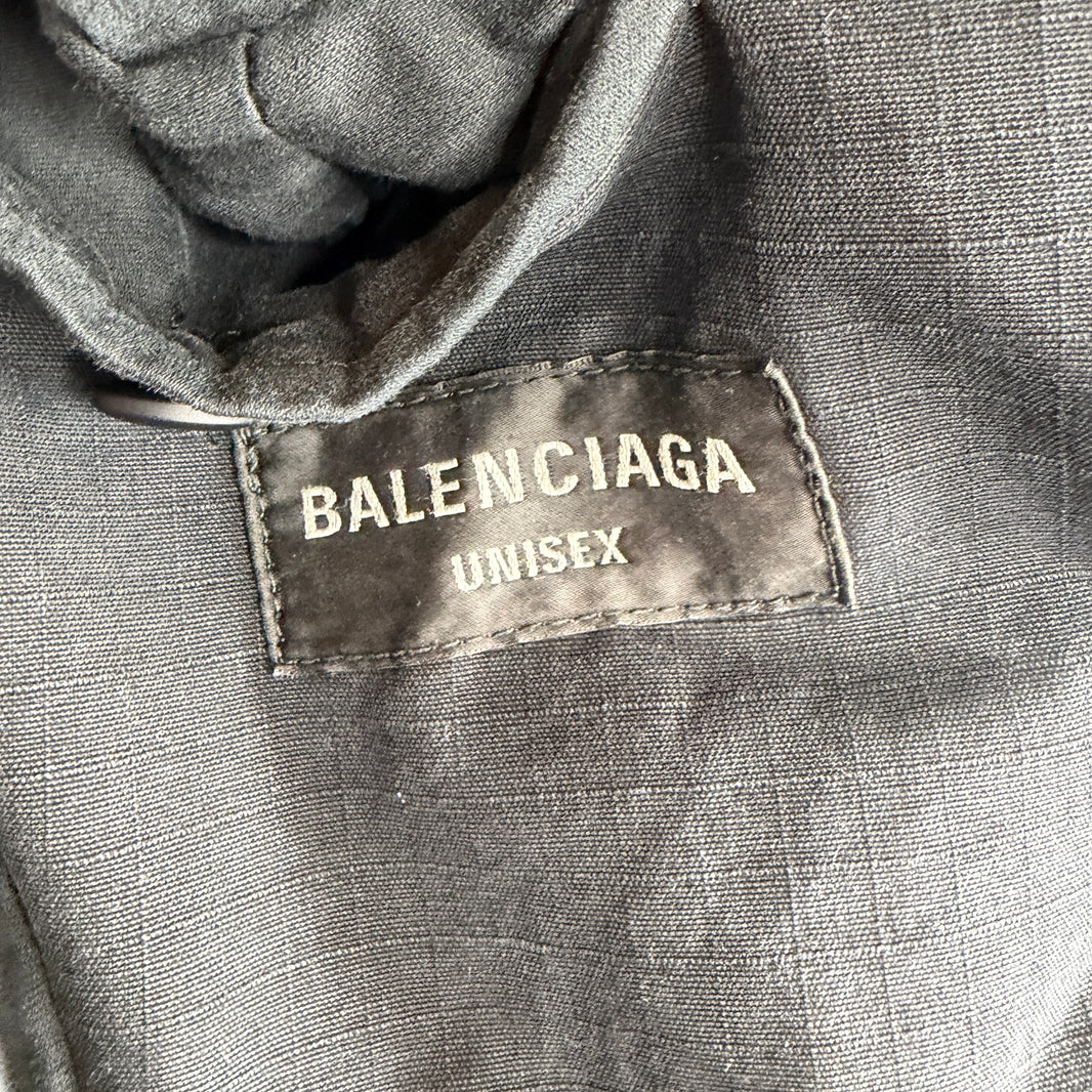 Balenciaga Distressed Oversized Blazer Jacket