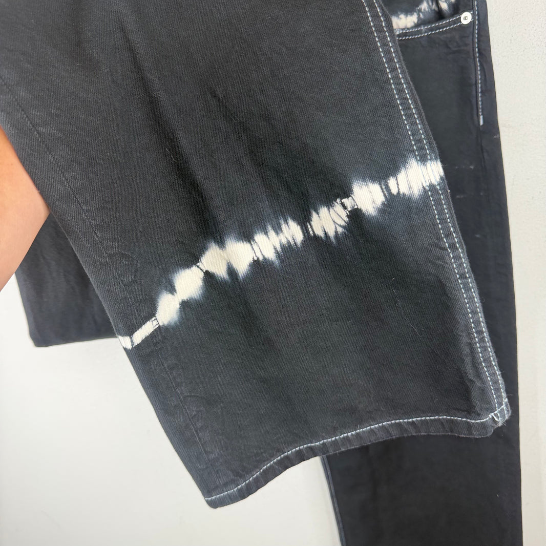 Marni Tie-Dye Black Jeans