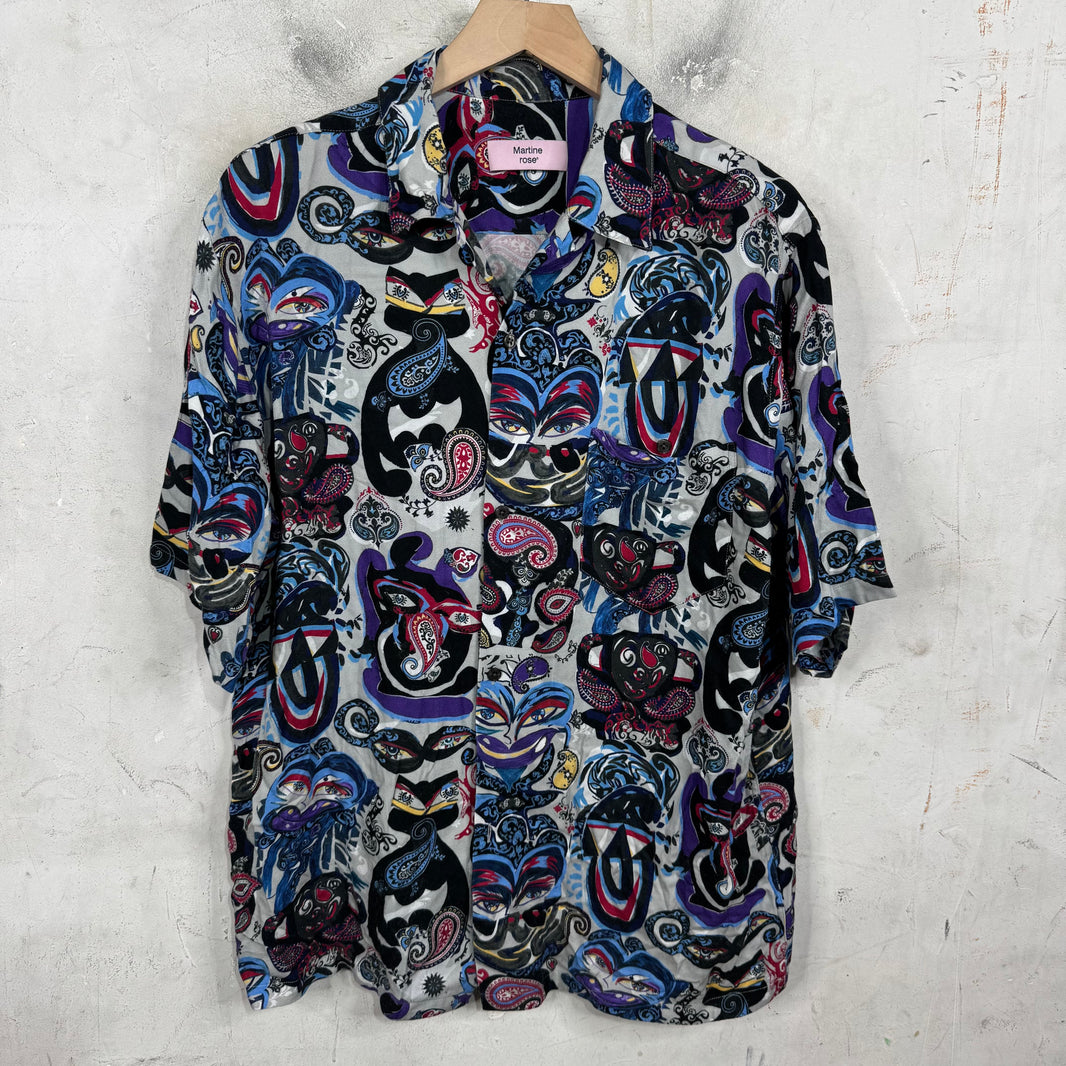 Martine Rose Psychedelic Paisley S/S Shirt