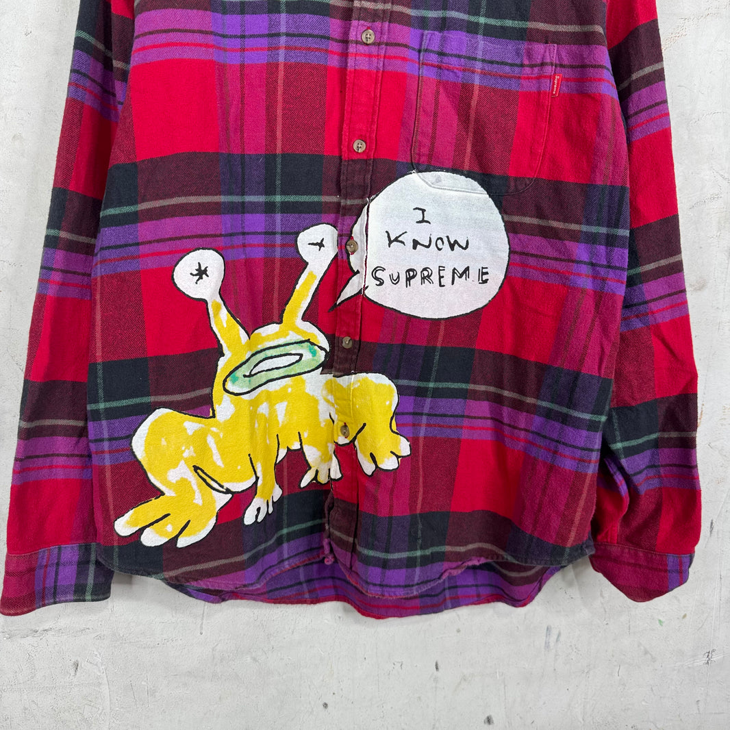 Supreme Daniel Johnston Plaid Flannel