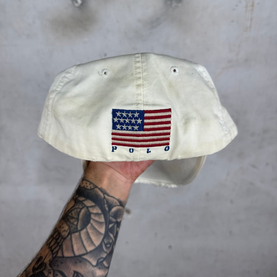 Ralph Lauren Smoked USA Fitted Hat