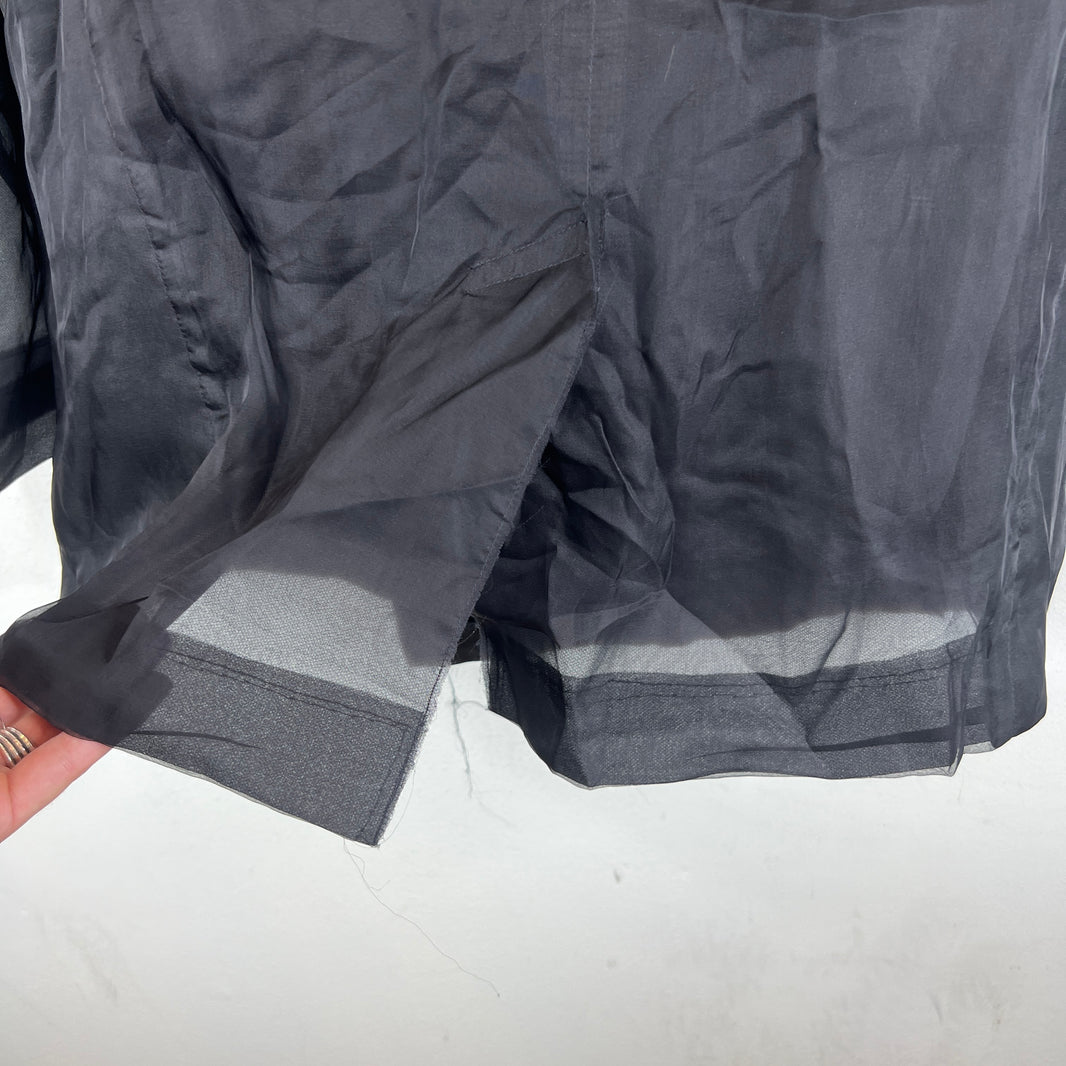 Margiela Sheer Double Breasted Coat