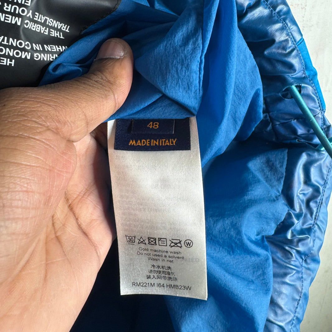 Louis Vuitton Blue 2054 Heat Reacting Puffer Coat