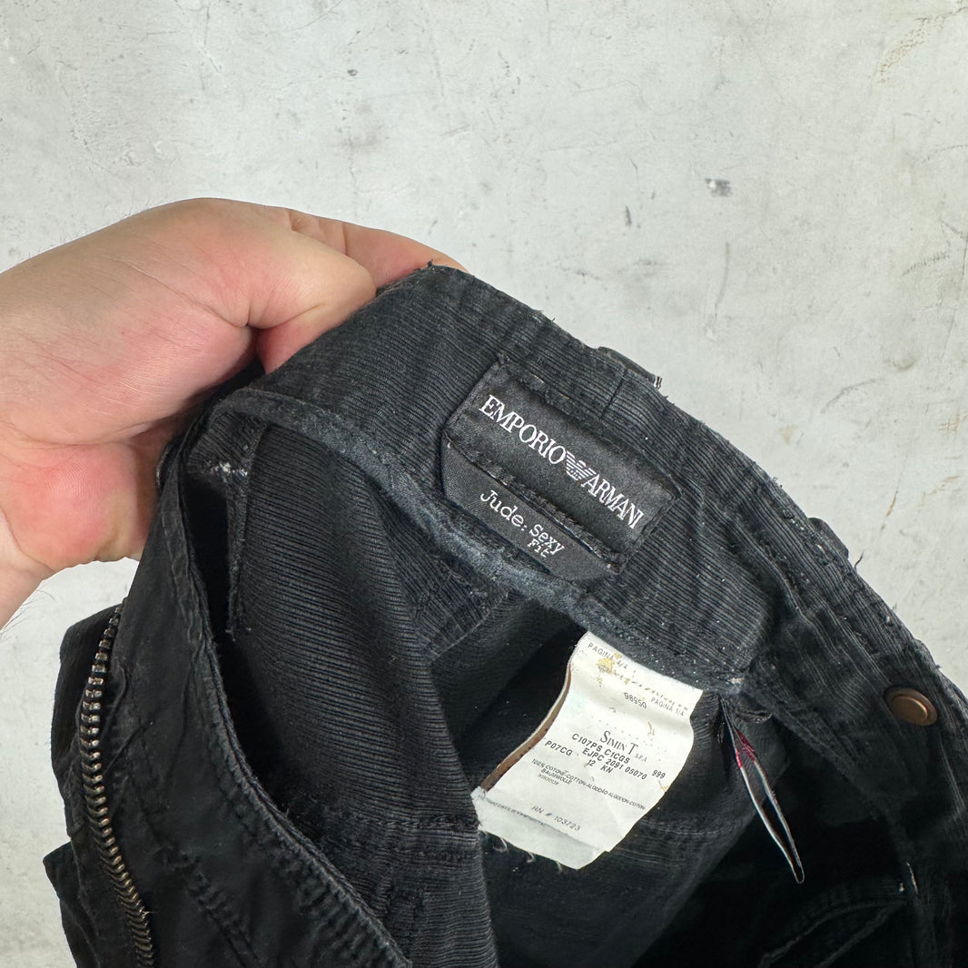 Armani Double Air-cut Zipper Pants