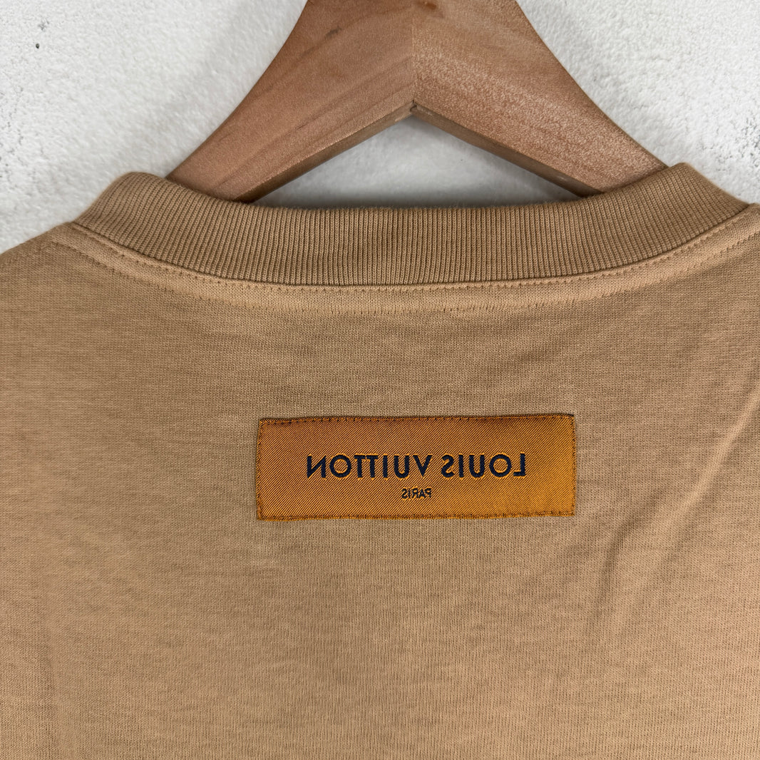 Louis Vuitton Sample Plain Brown T-Shirt