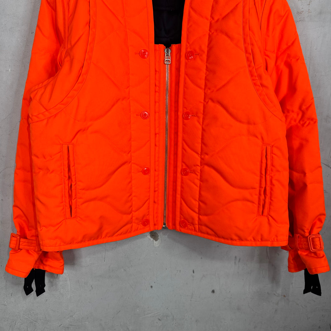 Helmut Lang Orange Military Liner Jacket