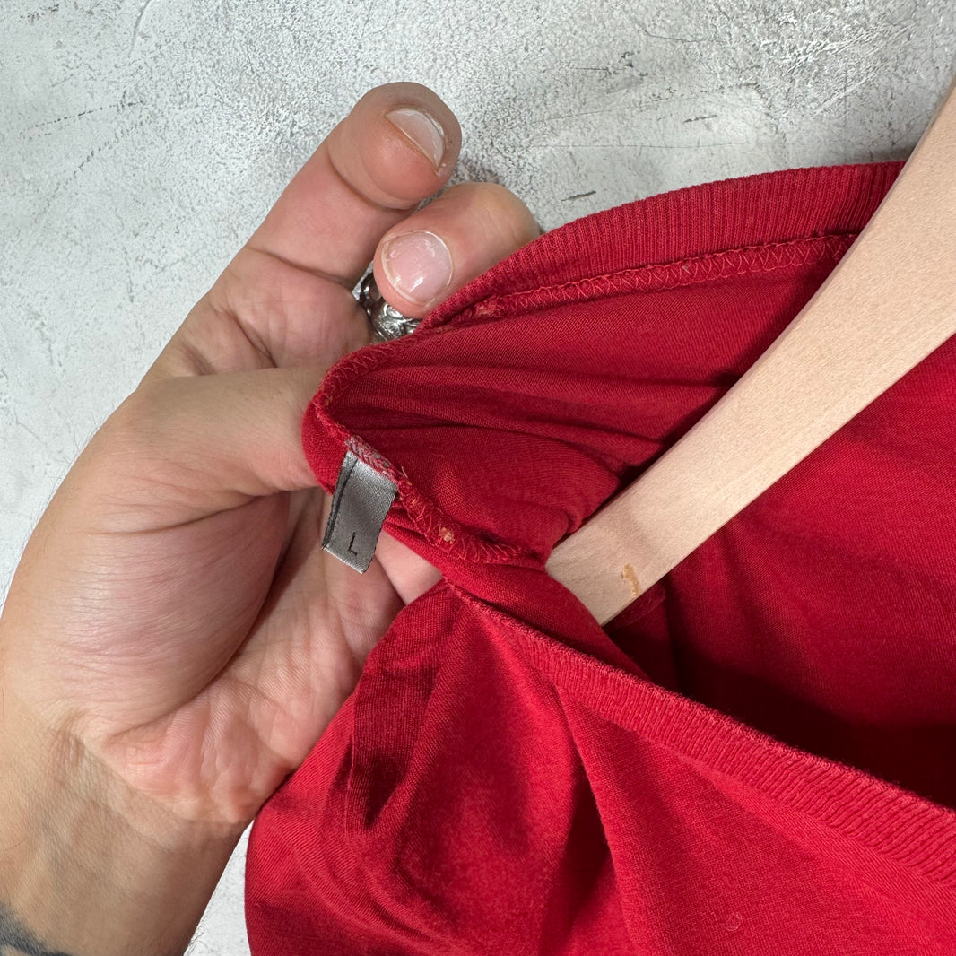 Dior Red Bee Logo T-Shirt