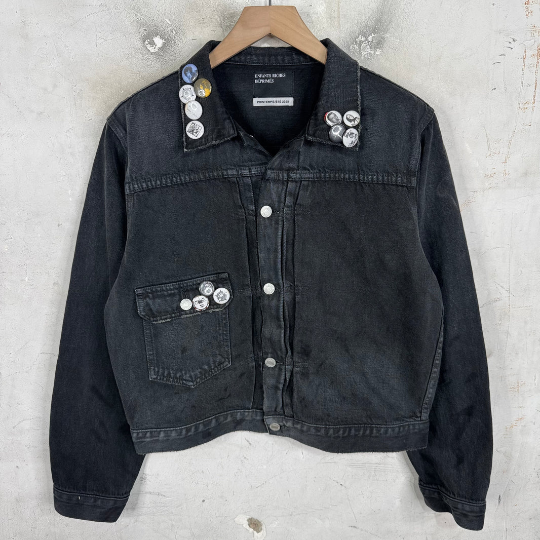 ERD Pinned Denim Trucker Jacket