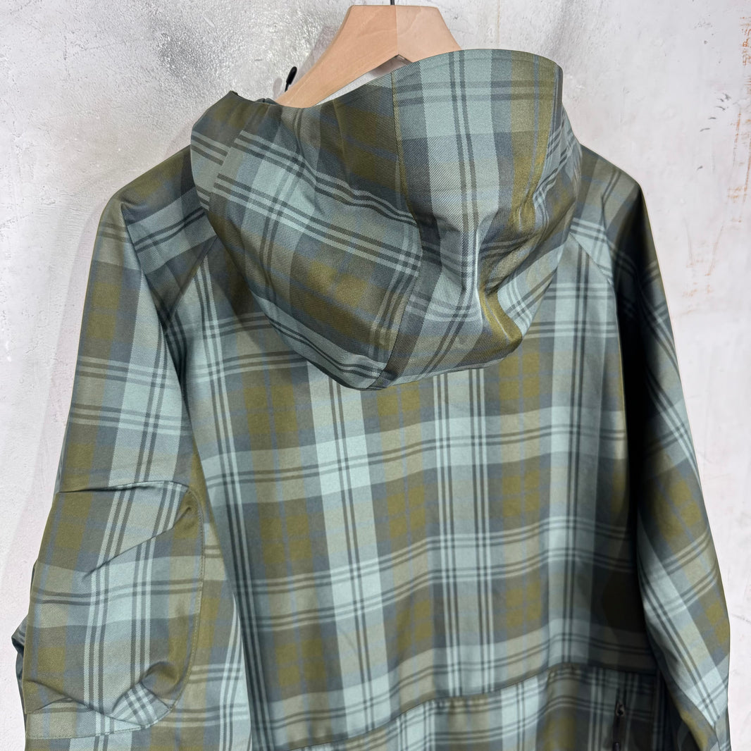 Supreme Green Plaid Gore-tex Cargo Jacket