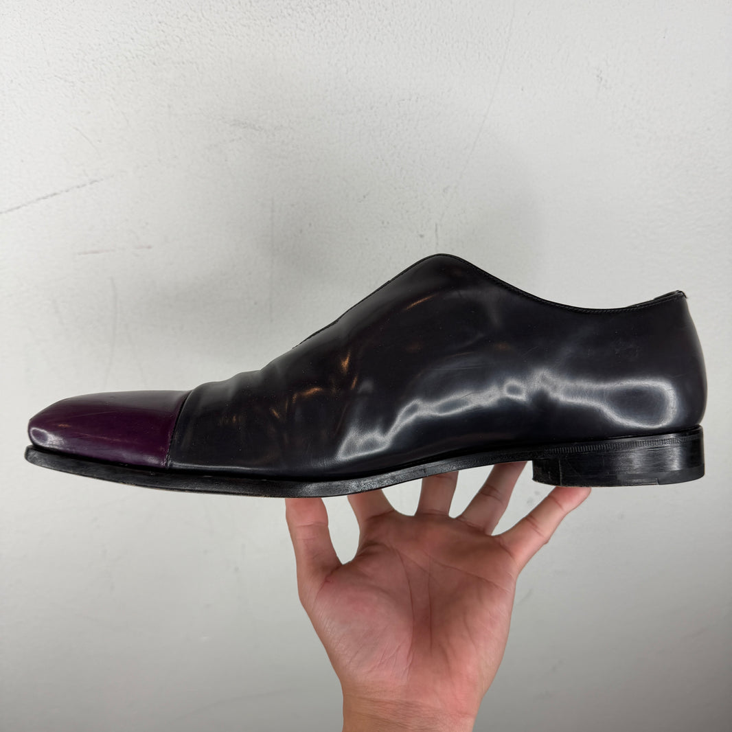 Prada Purple Toe Loafers