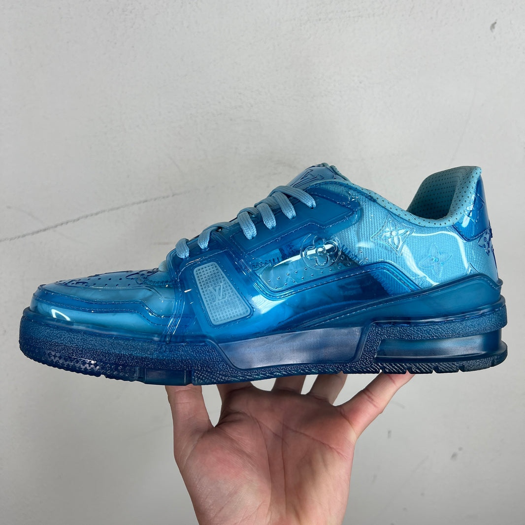 Louis Vuitton Blue Clear Trainer Lows