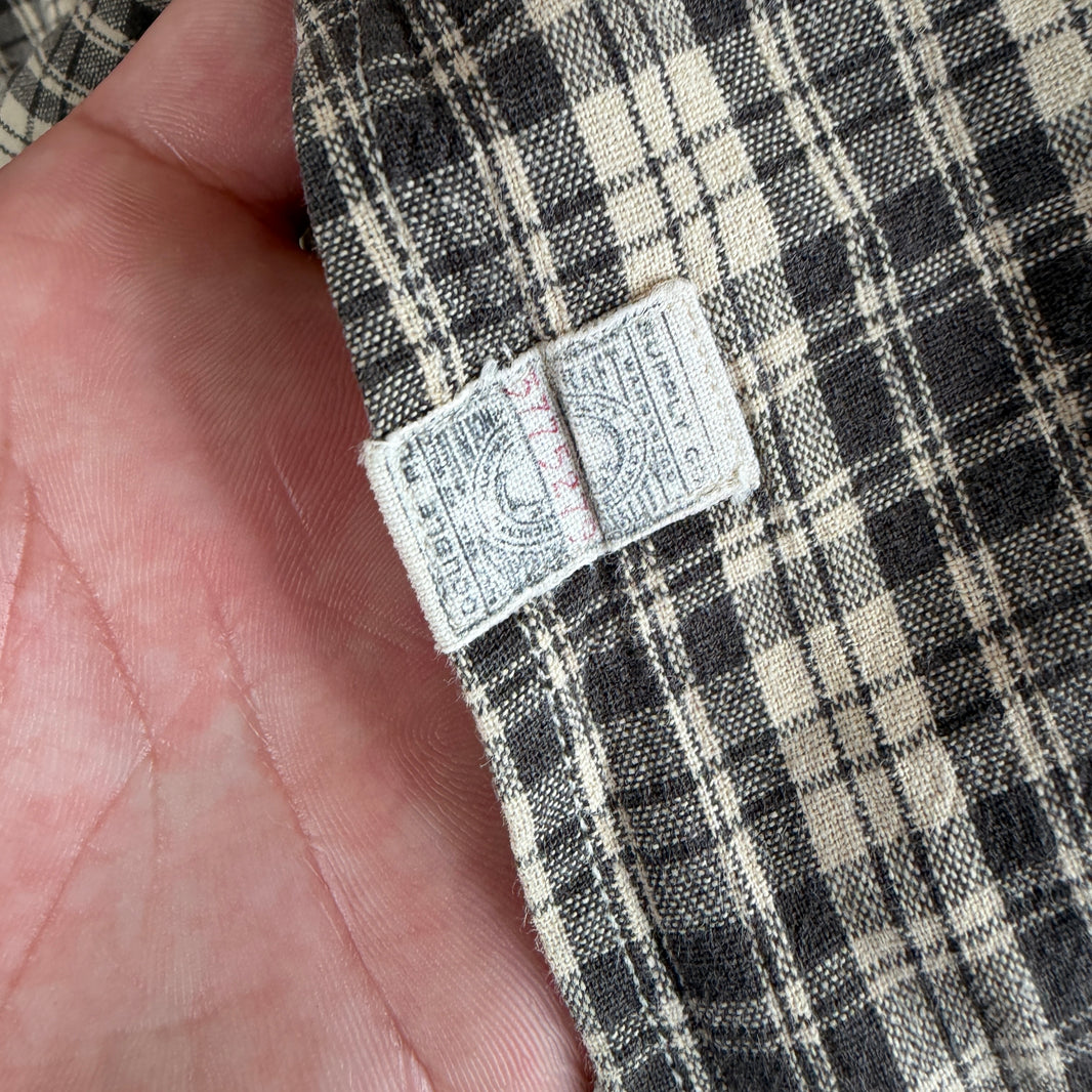 RRL Brown Plaid Button Up Shirt