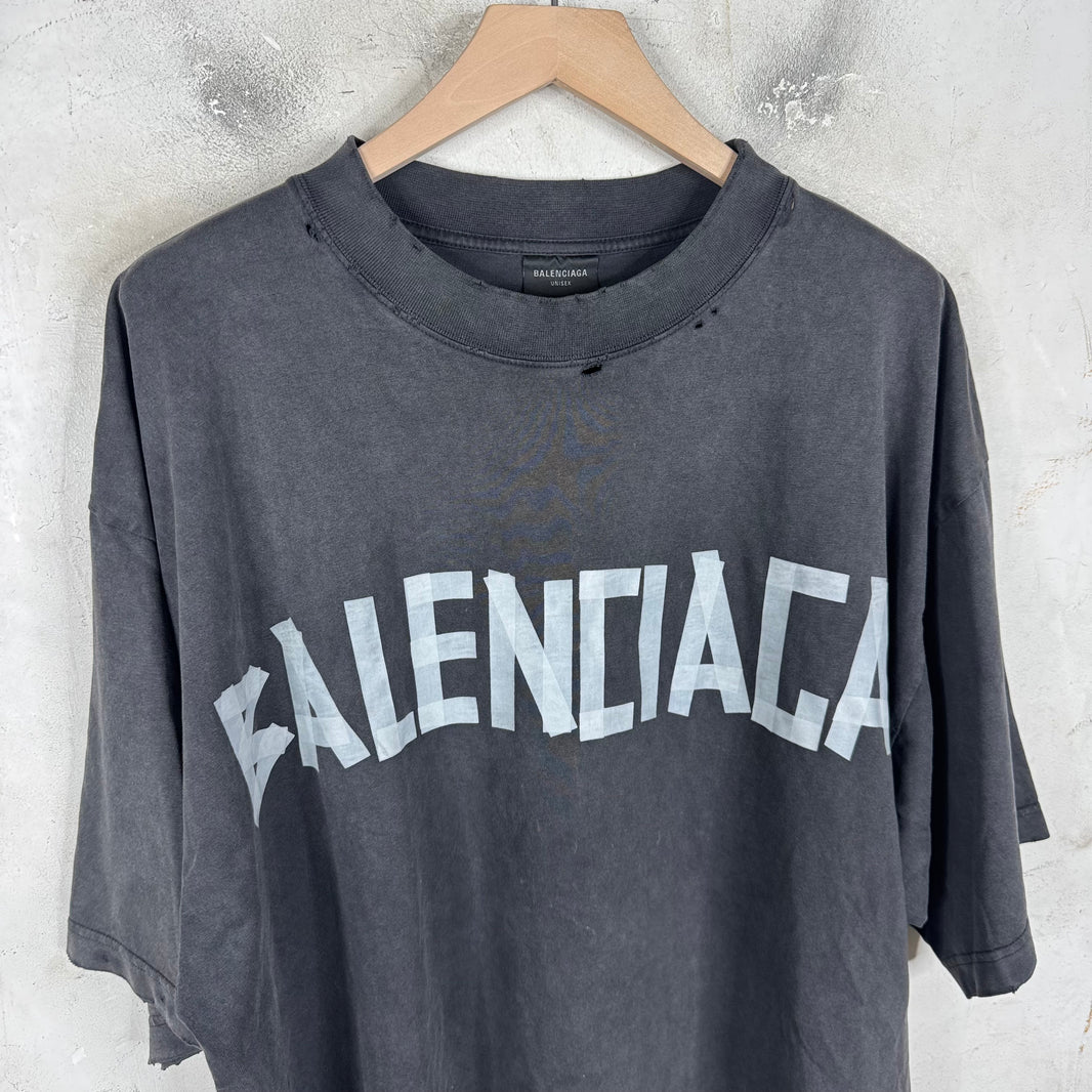 Balenciaga Tape Logo T-Shirt