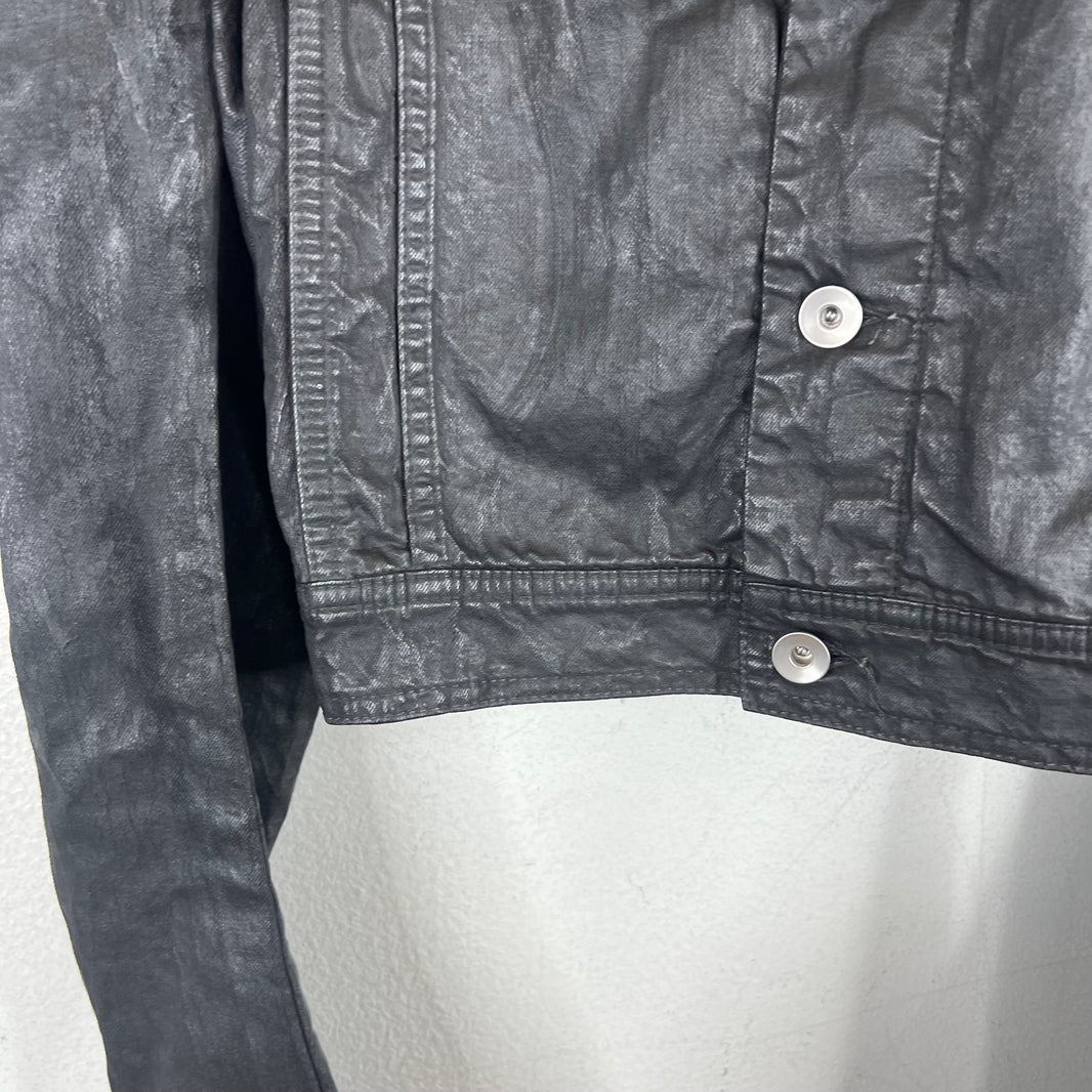 DRKSHDW Tec Trucker Waxed Denim Jacket
