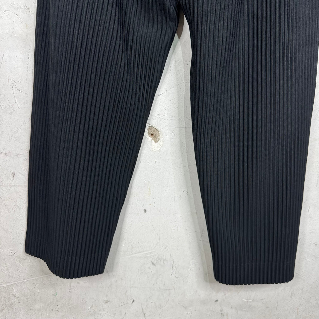 Issey Miyake Black Pleated Trousers