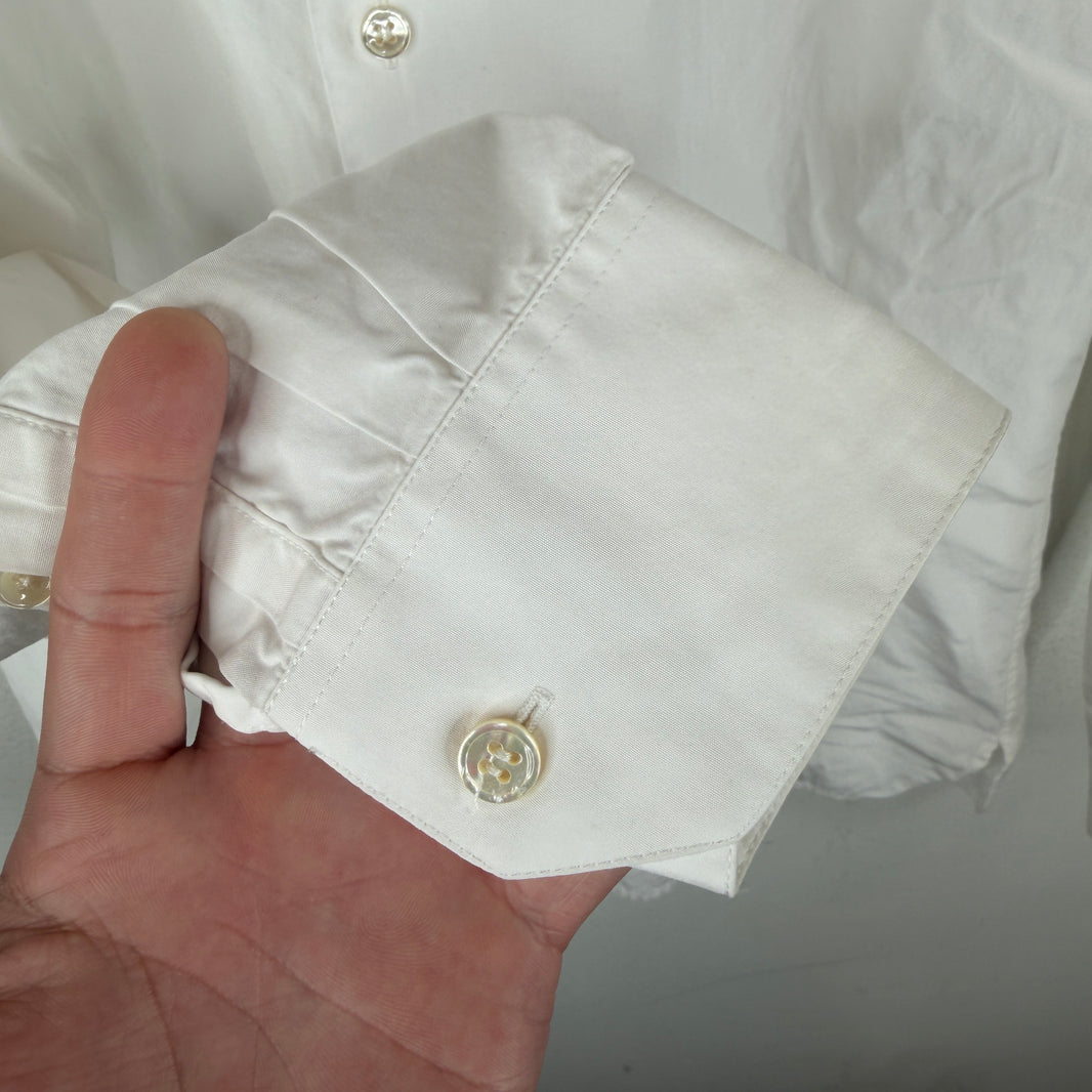 Saint Laurent White LS Button Up Shirt