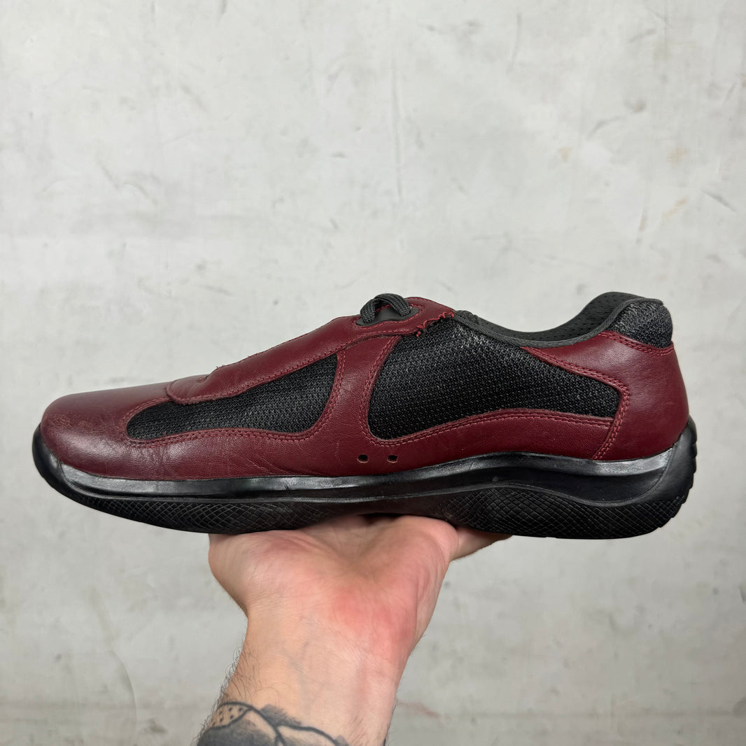 Prada Oxblood Leather Americas Cup