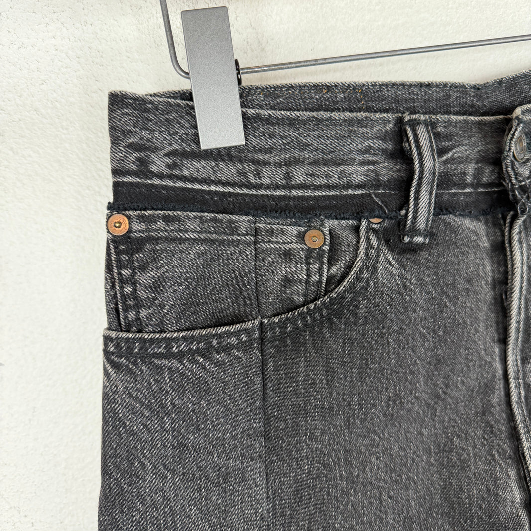 Vetements Levis Rebuilt Black Jeans