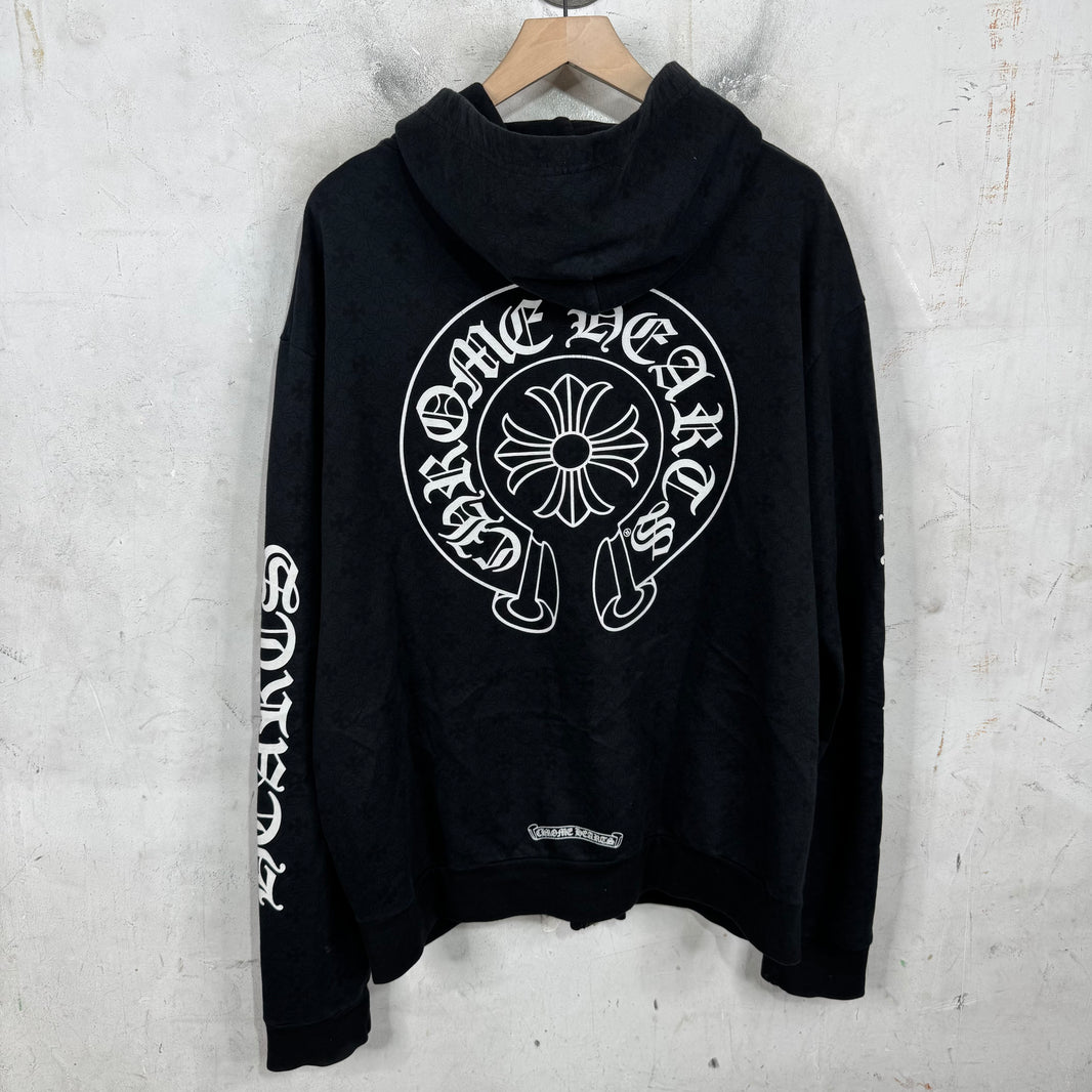 Chrome Hearts Monogram Plus Zip Hoodie
