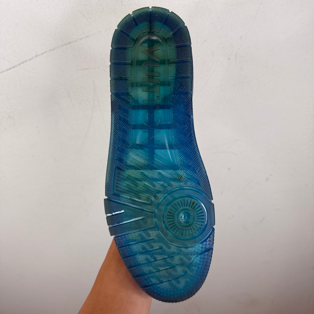 Louis Vuitton Blue Transparent Trainer Low Sneakers