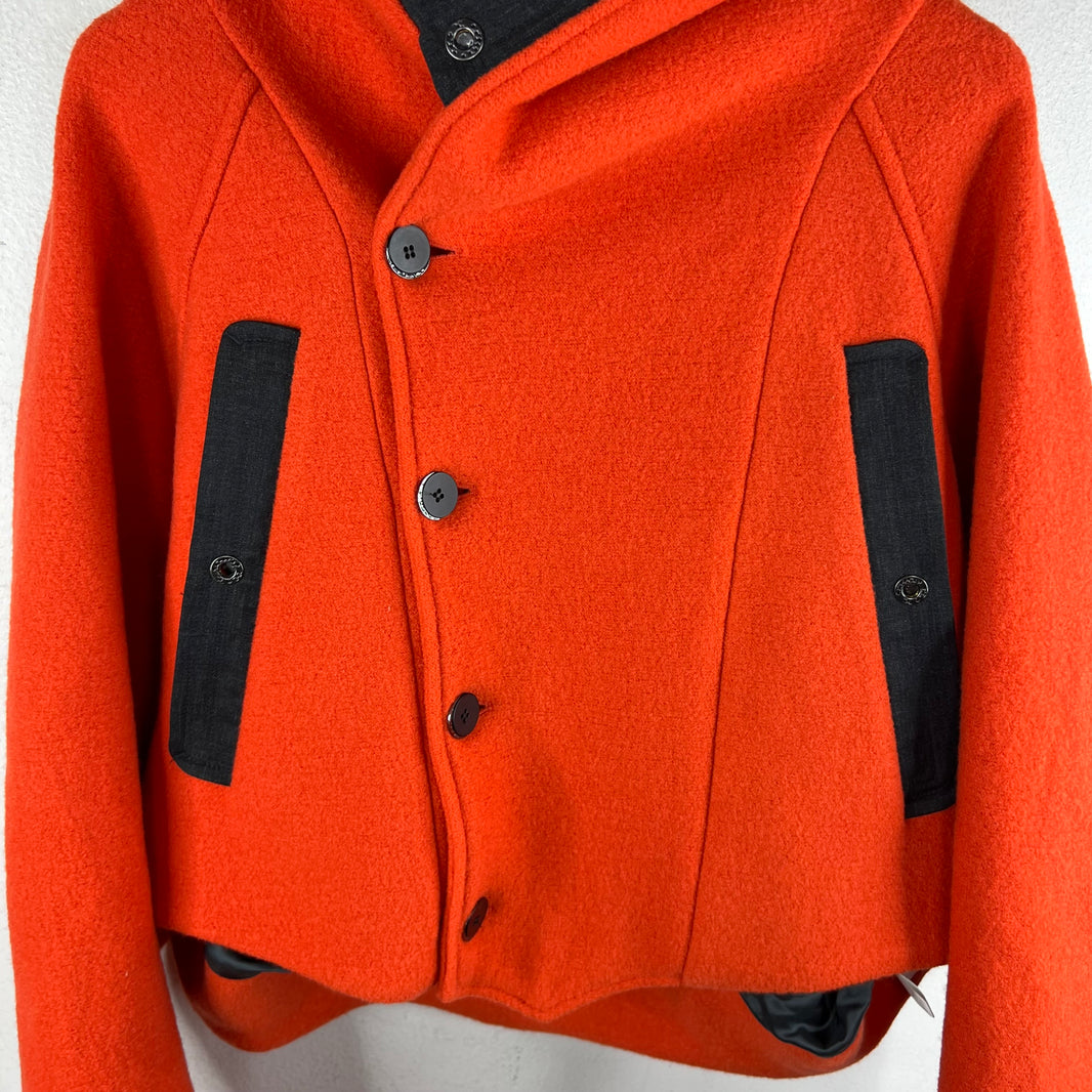 Kiko Kostadinov Orange Fleece Remus Jacket