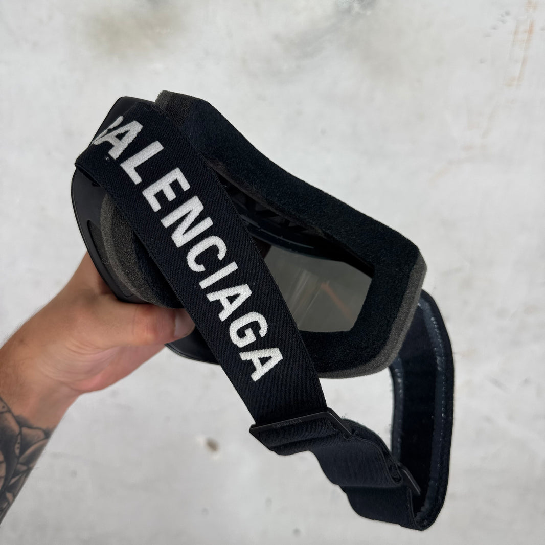 Balenciaga Skiwear Reflective Goggles